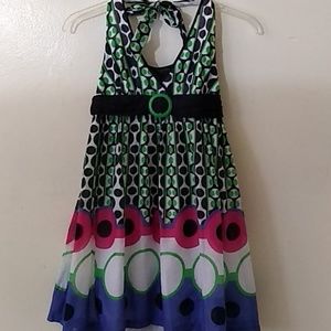 Halter Dress Rockabilly Pin Up Style Bold Size 18